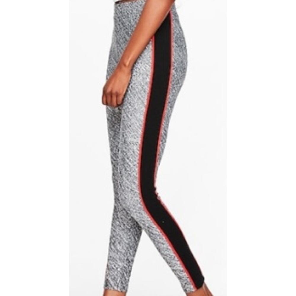 Express Black Red Stripe Athletic Leggings Pants Womens‎ XS TP